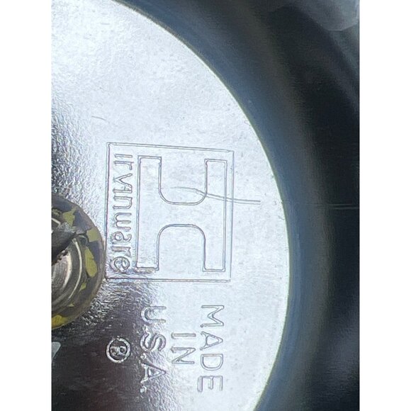 MCM Irvinware Chrome-Plated Glass Condiment Caddy Set W/3 Glass Cups Spoons USA - Picture 4 of 9